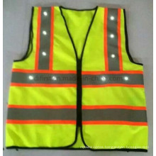 High Visibility Safety Vest with 20 LED for 2 Colors